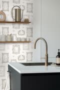 Miniatyrbild 4 av 7: ESTAhome tapet recept beige 53 cm x 10,05 m
