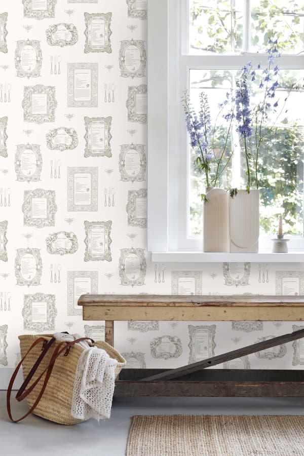 ESTAhome tapet recept beige 53 cm x 10,05 m