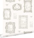 Miniatyrbild 1 av 7: ESTAhome tapet recept beige 53 cm x 10,05 m
