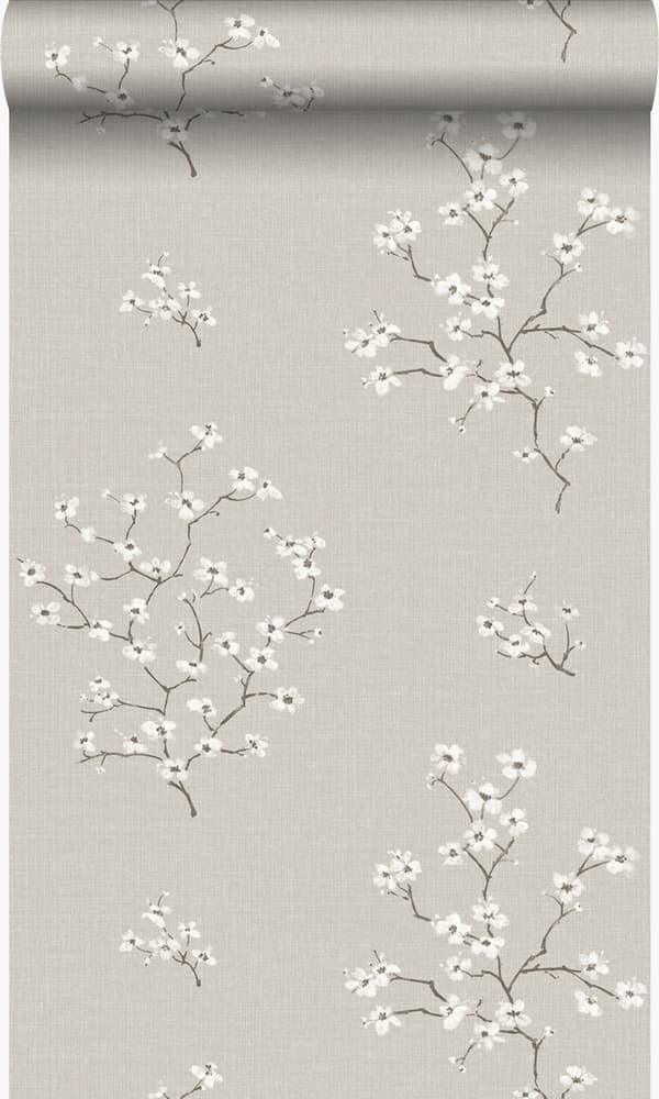 Origin Wallcoverings tapet blomstring mulvarpegråt 53 cm x 10,05 m