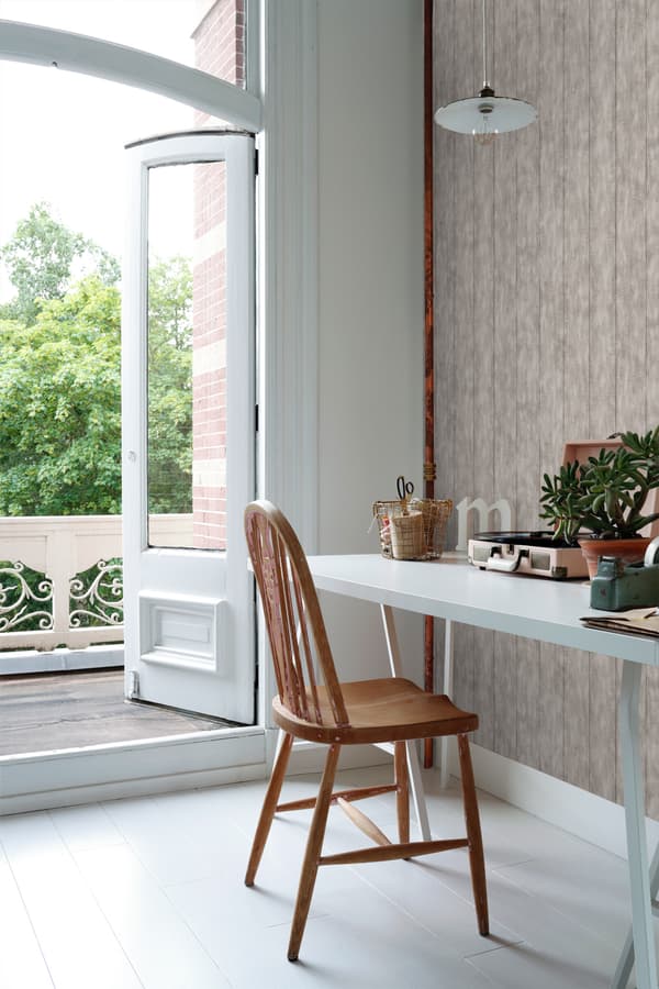 ESTAhome tapet träskräp mullvadsgrått 53 cm x 10,05 m