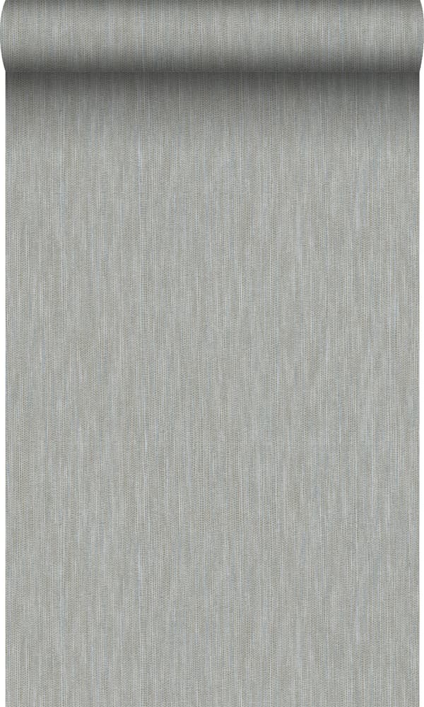 Origin Wallcoverings tapet gräsväv med linnestruktur mullvadsgrått 53 cm x 10,05 m