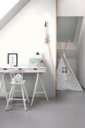 Miniatyrbild 5 av 8: ESTAhome tapet enfärgad vitt 53 cm x 10,05 m