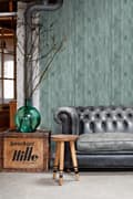 Miniatyrbillede 5 af 8: ESTAhome tapet vintage træplanker af genbrugt træ gråligtgrønt 53 cm x 10,05 m