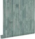 Miniatyrbillede 1 af 8: ESTAhome tapet vintage træplanker af genbrugt træ gråligtgrønt 53 cm x 10,05 m