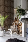 Miniatyrbillede 2 af 8: ESTAhome tapet paneldøre mørkebrunt 53 cm x 10,05 m