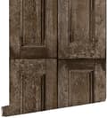 Miniatyrbillede 1 af 8: ESTAhome tapet paneldøre mørkebrunt 53 cm x 10,05 m