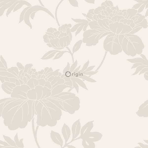 Origin Wallcoverings tapet blommor beige 53 cm x 10,05 m