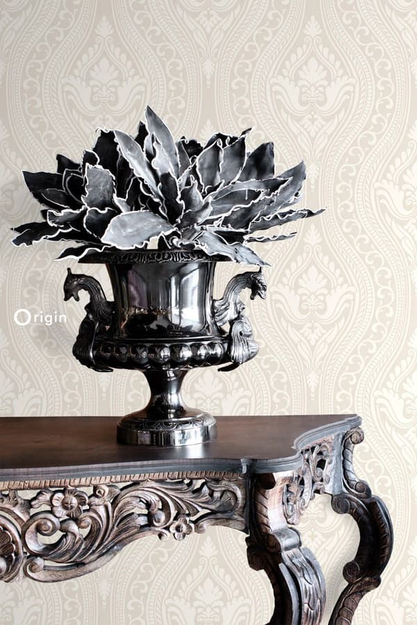 Origin Wallcoverings tapet ornament sølv 53 cm x 10,05 m