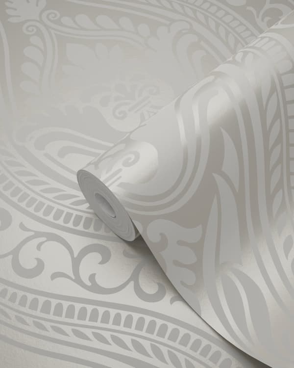Origin Wallcoverings tapet ornament sølv 53 cm x 10,05 m