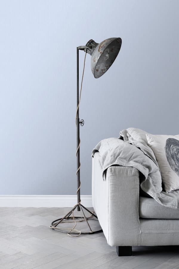 ESTAhome tapet jeanstygstruktur ljusblått 53 cm x 10,05 m