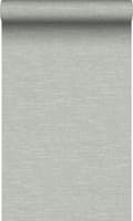 Miniatyrbillede 1 af 7: Origin Wallcoverings tapet linnedstruktur blågrå 0,53 x 10,05 m