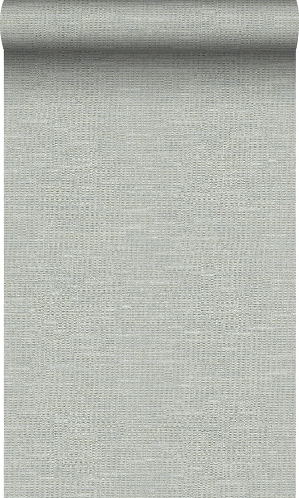 Origin Wallcoverings tapet linnedstruktur blågrå 0,53 x 10,05 m