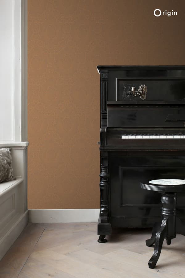 Origin Wallcoverings tapet ornament saffransgult 53 cm x 10,05 m