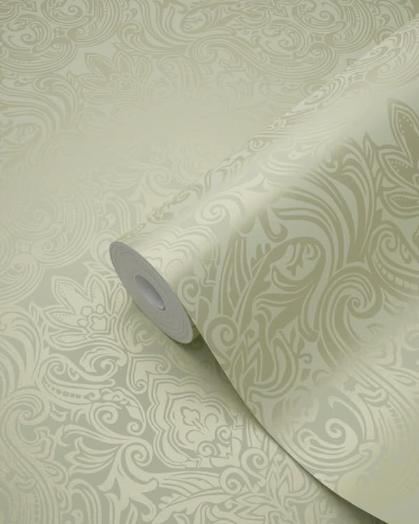 Origin Wallcoverings tapet ornament grønt 53 cm x 10,05 m