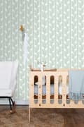 Miniatyrbillede 3 af 8: ESTAhome tapet giraffer mintgrønt 0,53 x 10,05 m