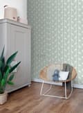 Miniatyrbillede 5 af 8: ESTAhome tapet giraffer mintgrønt 0,53 x 10,05 m