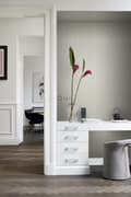 Miniatyrbillede 5 af 7: Origin Wallcoverings tapet ensfarvet linnedstruktur brunt 53 cm x 10,05 m