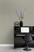 Miniatyrbillede 7 af 7: Origin Wallcoverings tapet ensfarvet linnedstruktur brunt 53 cm x 10,05 m
