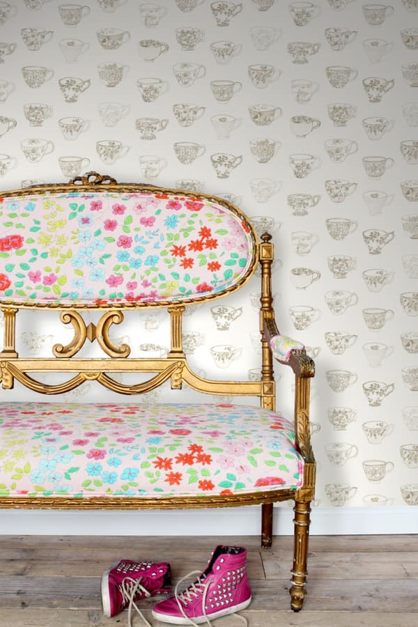 ESTAhome tapet koppar och fat beige 53 cm x 10,05 m