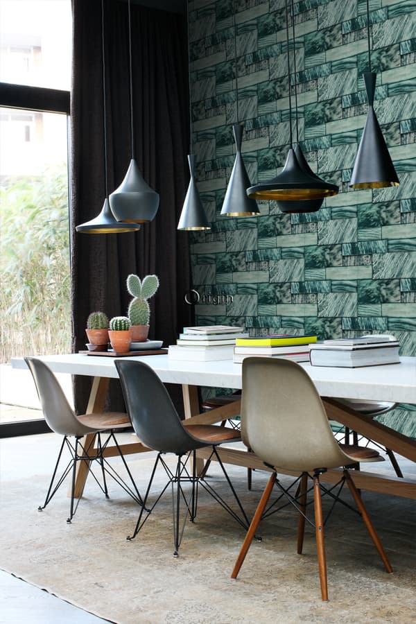 Origin Wallcoverings tapet marmorsten smaragdgrønt 53 cm x 10,05 m