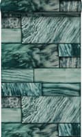 Miniatyrbillede 1 af 6: Origin Wallcoverings tapet marmorsten smaragdgrønt 53 cm x 10,05 m