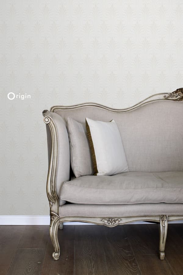 Origin Wallcoverings tapet grafisk form vitt 53 cm x 10,05 m