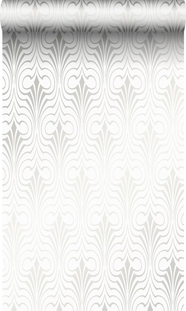Origin Wallcoverings tapet grafisk form vitt 53 cm x 10,05 m