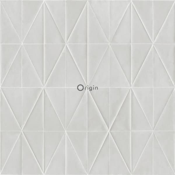 Origin Wallcoverings tapet grafisk form grått 53 cm x 10,05 m