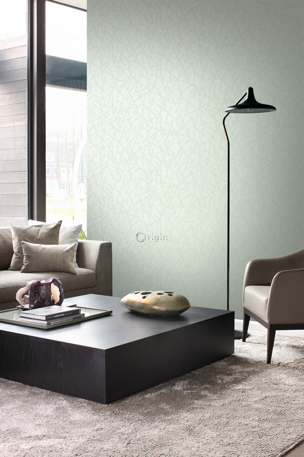 Origin Wallcoverings tapet blomstring mintgrønt 53 cm x 10,05 m