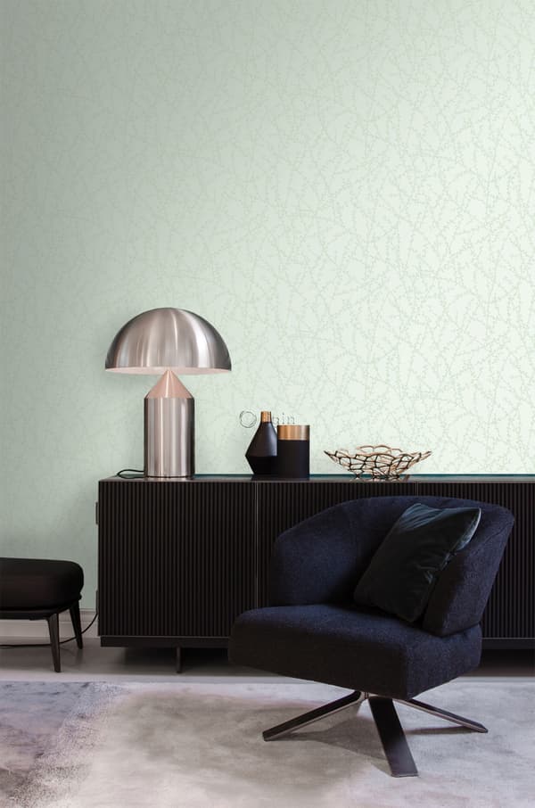 Origin Wallcoverings tapet blomstring mintgrønt 53 cm x 10,05 m