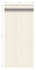 Miniatyrbillede 7 af 7: Origin Wallcoverings tapet fine striber æbleblomsthvidt 53 cm x 10,05 m