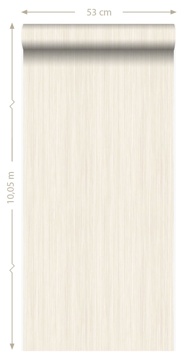 Origin Wallcoverings tapet fine striber æbleblomsthvidt 53 cm x 10,05 m