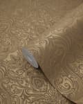 Miniatyrbild 8 av 8: Origin Wallcoverings tapet ornament glänsande brons 53 cm x 10,05 m