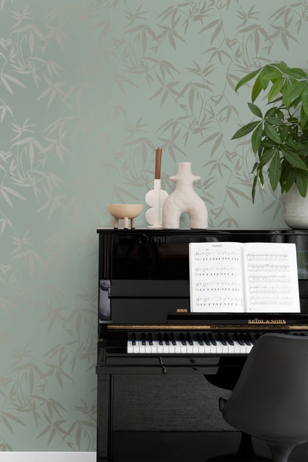 Origin Wallcoverings tapet bambublad grönt 0,53 x 10,05 m