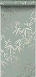 Miniatyrbild 1 av 8: Origin Wallcoverings tapet bambublad grönt 0,53 x 10,05 m