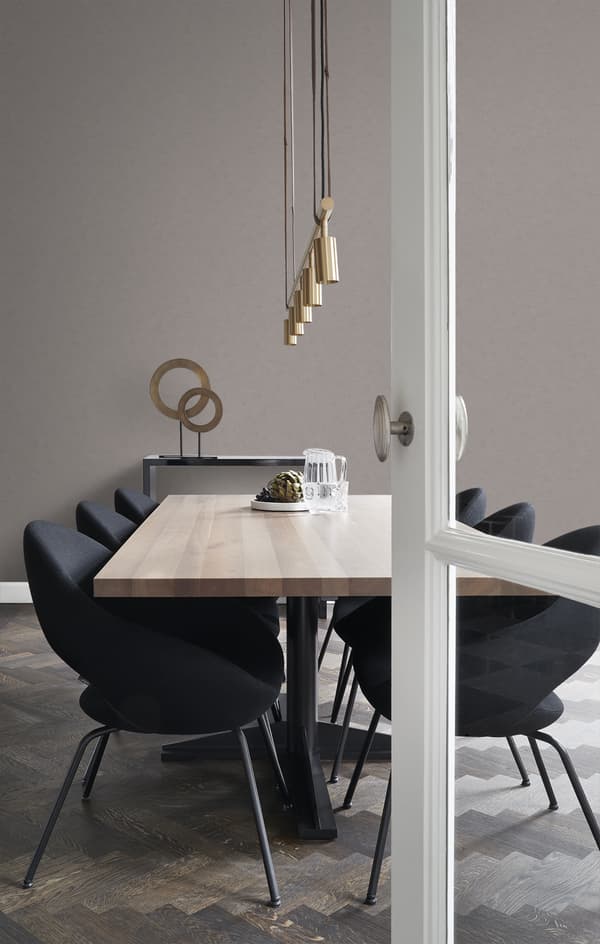 Origin Wallcoverings tapet enfärgad mullvadsgrått och glänsande brons 53 cm x 10,05 m