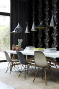 Miniatyrbild 4 av 8: Origin Wallcoverings tapet bambu matt svart och grått 53 cm x 10,05 m