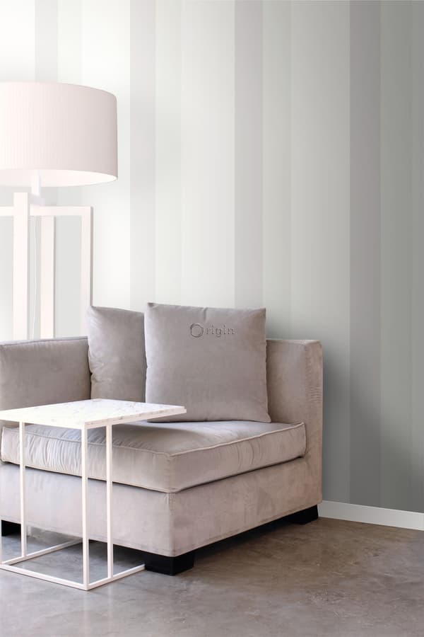 Origin Wallcoverings tapet striber hvidt 53 cm x 10,05 m