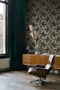 Miniatyrbild 2 av 8: Origin Wallcoverings tapet bambublad svart och guld 0,53 x 10,05 m