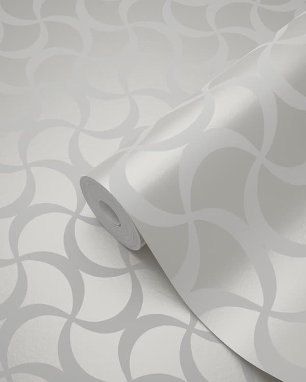 Origin Wallcoverings tapet grafik hvidt 53 cm x 10,05 m