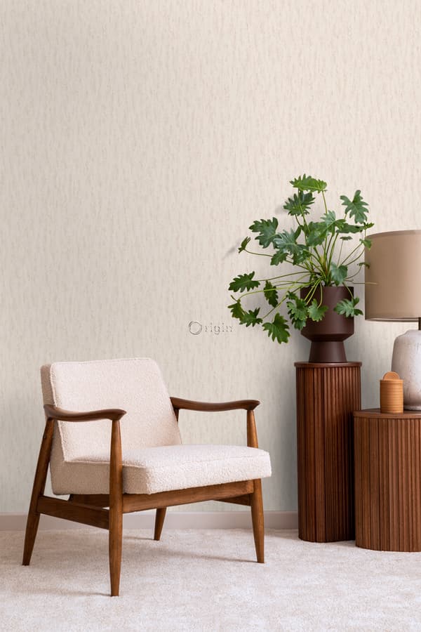 Origin Wallcoverings tapet travertin naturlig kalksten ljust persikofärgat 53 cm x 10,05 m