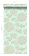 Miniatyrbild 6 av 6: Origin Wallcoverings tapet blommor fältspat 53 cm x 10,05 m