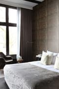 Miniatyrbild 3 av 6: Origin Wallcoverings tapet stora slitna rostiga metallplåtar med nitar rostbrunt 53 cm x 10,05 m