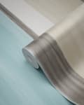 Miniatyrbillede 5 af 7: Origin Wallcoverings tapet striber turkis og beige 53 cm x 10,05 m