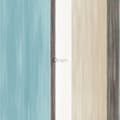 Miniatyrbillede 6 af 7: Origin Wallcoverings tapet striber turkis og beige 53 cm x 10,05 m