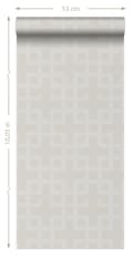 Miniatyrbillede 3 af 3: Origin Wallcoverings tapet geometrisk motiv beige 52 cm x 10,05 m