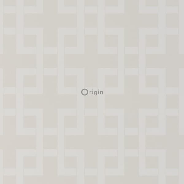 Origin Wallcoverings tapet geometrisk motiv beige 52 cm x 10,05 m