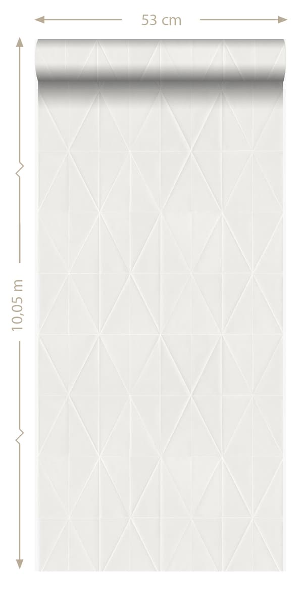 Origin Wallcoverings tapet grafisk form benfärgat 53 cm x 10,05 m