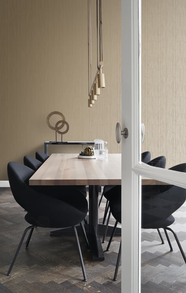 Origin Wallcoverings tapet smal rand glänsande kopparbrunt 53 cm x 10,05 m